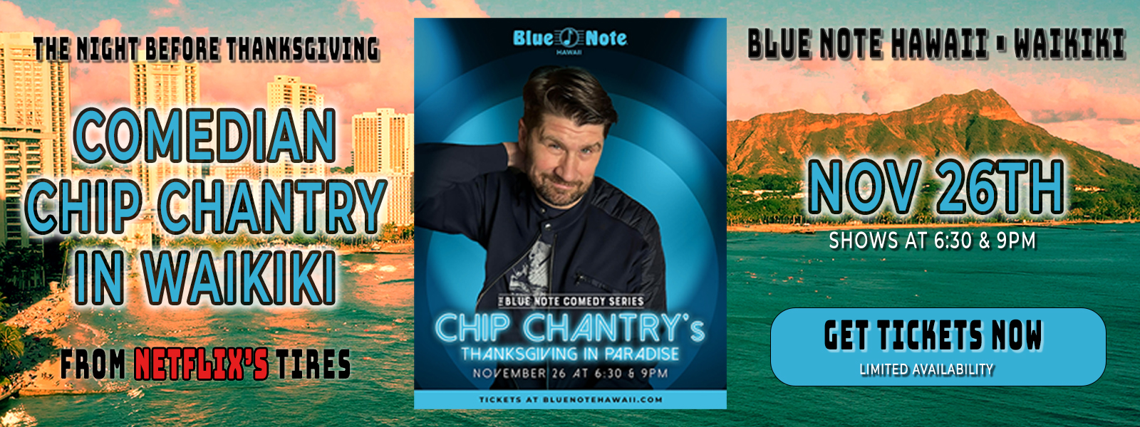 Chip Chantry's Thanksgiving in Paradise at Blue Note Hawaii - November 26, 2025